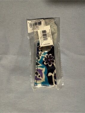 Vera Bradley Loop Keychain in the Lisbon Medallion Cool